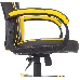 Кресло игровое Zombie GAME 17 черный/желтый текстиль/эко.кожа крестовина пластик, фото 4