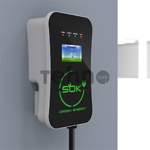 Зарядная станция SOK Green Energy M3W Series Wallbox EV Charger SM3W10732542-0, 1-фаза,  7кВт (32А/ 220В), ocpp 1.6j, ip54