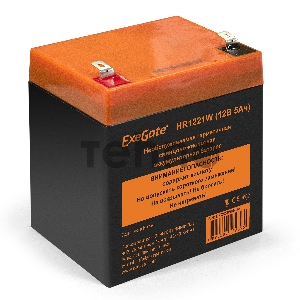 Батарея ExeGate HR1221W (12V 5Ah, клеммы F2) Батарея ExeGate HR1221W (12V 5Ah, клеммы F2)