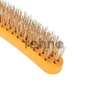 Щетка по металлу с пластиковой ручкой 4 ряд. 260 мм Kranz