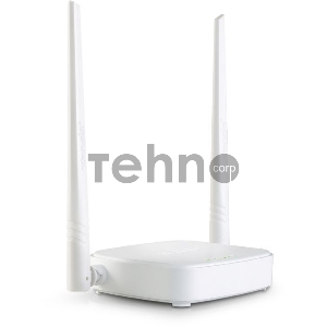 Сетевое оборудование TENDA N301 маршрутизатор 802.11n, до300Мбит/с, 2T2R, LAN: 3х10/100Мбит/с, WAN: 1х10/100Мбит/c, 2 внешние антенны 5дБи