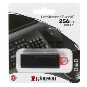 Флеш диск KINGSTON 256GB USB3.2 Gen1 DataTraveler Exodia (Black + Pink)