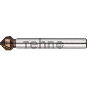 Зенкер ЗУБР 29732-3  ЭКСПЕРТ конусный ст.P6M5 с Co d6.3х45мм d5мм для раззенков. М3