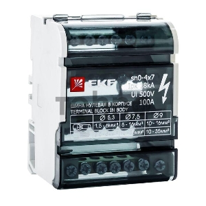 Шина нулевая в корпусе 4х7 EKF sn0-4x7