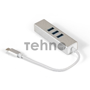 Кабель-адаптер ExeGate EXE-77C-45 (USB3.0 Type C --> 3xUSB3.0 + 1xRJ45 UTP 1000Mbps RLT8153)