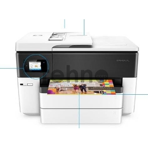 МФУ HP OfficeJet Pro 7740 (G5J38A) Wide Format AiO цветной струйный принтер/копир/сканер/факс, А3, 22/18 стр/мин, ADF, дуплекс, USB, Ethernet, WiFi, белый/черный