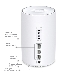 Домашняя Mesh Wi-Fi система с поддержкой 4G+ TP-Link Deco X50-4G(1-pack) AX3000, фото 2