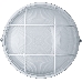 Светильник ЛОН 94 807 NBL-R2-100-E27/WH 1х100Вт E27 IP54 (аналог НПБ 1102 бел. круг с решеткой 100Вт) Navigator 94807, фото 1