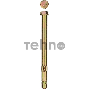 Болт ЗУБР 12 x 120 мм, 12 шт, анкерный, желтый цинк