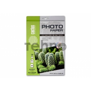 Фотобумага Cactus CS-GSA413020 A4/130г/м2/20л. глянцевое самоклей. для струйной печати Фотобумага Cactus CS-GSA413020 A4/130г/м2/20л. глянцевое самоклей. для струйной печати