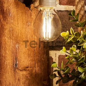 Лампа филаментная REXANT Шарик GL45 7.5 Вт 600 Лм 4000K E14 прозрачная колба