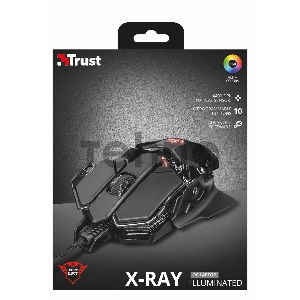 Мышь Trust Gaming Mouse GXT 138 X-Ray, USB, 200-4000dpi, Illuminated, Black [22089]