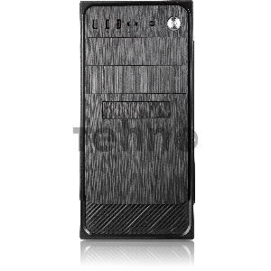 Корпус с блоком питания 450Вт. Сase Forza mATX, 450W, 2xUSB3.0, Black, w/o FAN, 12 cm fan PSU, power cord