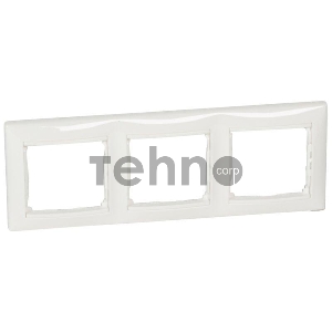 Рамка Valena - Белая - трехместная Legrand 774453 Рамка Valena - Белая - трехместная Legrand 774453
