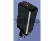 Сетевое зарядное устройство Accesstyle Cosmic GaN 65W2CA Travel Black