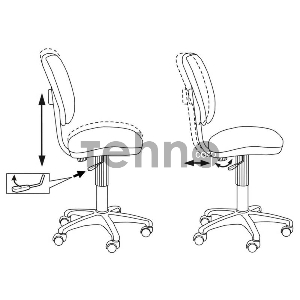 Кресло Бюрократ CH-204NX/26-28  Кресло (без подлокотников (черное 26-28)