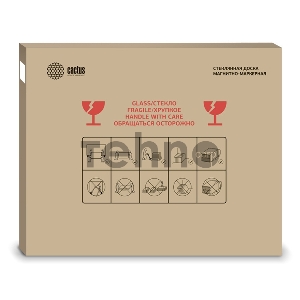 Демонстрационная доска Cactus CS-GBD-65X100-UWT стекло стеклянная 65x100см ультра белый