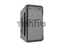 Корпус Exegate EX284026RUS Minitower BA-202 Black, mATX, <AA350, 80mm>, 2*USB, Audio