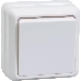 Выключатель  Iek EVO10-K01-10-DC ВС20-1-0-ОБ 1кл 10А откр.уст. ОКТАВА (белый), фото 1