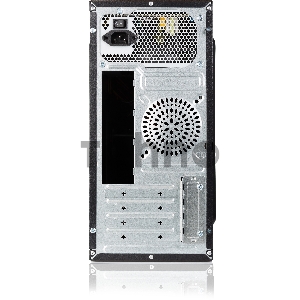 Корпус с блоком питания 450Вт. Сase Forza mATX, 450W, 2xUSB3.0, Black, w/o FAN, 12 cm fan PSU, power cord