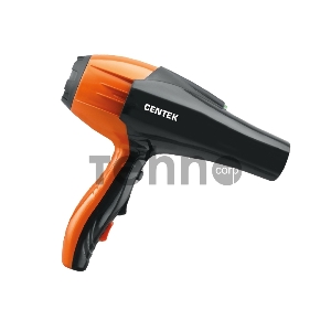 Фен Centek CT-2226 Professional (черн/оранж) 2400Вт, мощный AC мотор, 5 режимов, 2 концентратора