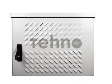 Шкаф уличный всепогодный настен. 12U (600х500), передняя дверь вент. (ШТВ-Н-12.6.5-4ААА)