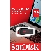 Флеш Диск Sandisk 64Gb Cruzer Blade SDCZ50-064G-B35 USB2.0 черный/красный, фото 2