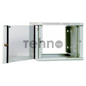 Шкаф телеком. настенный разборный 15U (600х520) дверь стекло (ШРН-Э-15.500) (1 коробка)