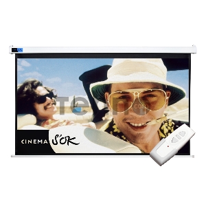 Экран Cinema SOK SCPSM-360x200FG-ED90 16:9 163 Pro настенно-потолочный, моторизованный, 360x200см, фибергласс, белый корпус, экстрадроп 90см
