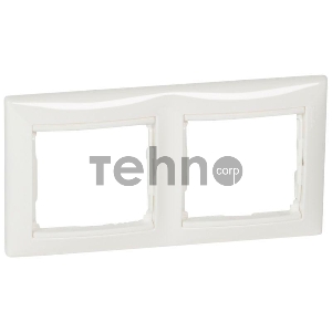 Рамка Valena - Белая - двухместная Legrand 774452 Рамка Valena - Белая - двухместная Legrand 774452