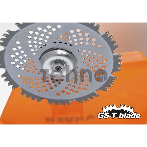 Мотокоса CARVER GBC-033M  1.5лс 2х-тактный 33см3 0.85л нож 230мм леска2.4мм