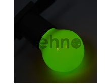 Лампа светодиодная d-45 3LED 1Вт шар E27 25лм 220В зел. Neon-Night 405-114