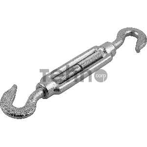 Талреп DIN 1480, крюк-крюк, М5, 20 шт, кованая натяжная муфта, оцинкованный, ЗУБР Профессионал