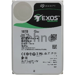 Жесткий диск SEAGATE HDD Server Exos X18 512E/4kn ( 3.5/ 18TB/ SAS 12Gb/s / 7200rpm)