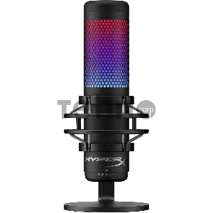 Микрофон проводной HyperX QuadCast S 3м черный