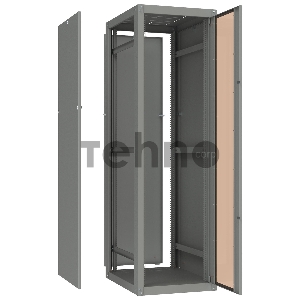 Шкаф коммутационный C3 Solutions Basic.2 24-810.GF13.SD2.BF24 G (NT565727) напольный 24U 800x1000мм пер.дв.стекл задн.дв.спл.стал.лист 2 бок.пан. направл.под закл.гайки 600кг серый 857мм 75кг IP20 сталь