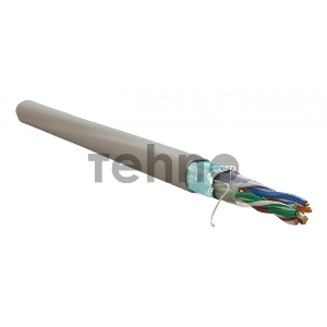 Кабель информационный WRline WR-FTP-4P-C5E-PVC-GY кат.5E F/UTP 4X2X24AWG PVC внутренний 305м серый