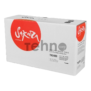 Картридж SAKURA TN3480  для Brother  HL-L5000,  HL-L5100,  HL-L5200,  HL-L6250,  HL-L6300,  HL-L6400,  DCP-L5500DN,  DCP-L6600DW,  MFC-L5700DN,  MFC-L5750DW,  MFC-L6800,  MFC-L6900  , черный, 8000 к.