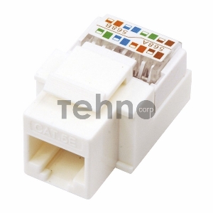 Rexant Модуль Keystone Jack RJ-45(8P8C), UTP неэкранированный, категория 5e, тип 180 градусов, белый