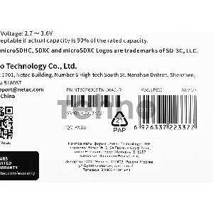 Флеш карта SDHC 64GB  Netac Class 10 UHS-I U1 P600 [NT02P600STN-064G-R]