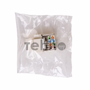 Rexant Модуль Keystone Jack RJ-45(8P8C), UTP неэкранированный, категория 5e, тип 180 градусов, белый