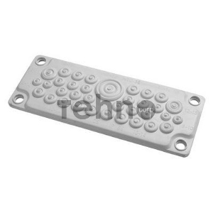 Ввод кабельный пластик V0 UL94. (35 отв.) IP65 ДКС R5HTC35