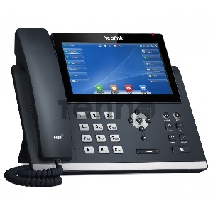 Телефон IP YEALINK SIP-T48U, цветной сенсорный экран, 16 аккаунтов, BLF,  PoE, GigE, без БП, шт