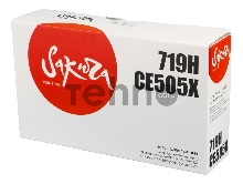 Картридж SAKURA CRG719H/CE505X для Сanon LBP 6300dn/6650dn, MF 5840dn/5880dn, MF-6140DN,5940DN, HP LaserJet P2050/2055d/2055dn/2055x, черный, 6400 к.