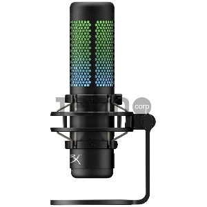 Микрофон проводной HyperX QuadCast S 3м черный