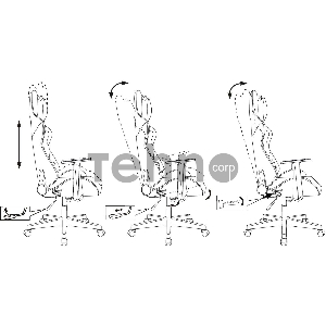 Кресло игровое Zombie Neo серый 3C1 крестов. пластик
