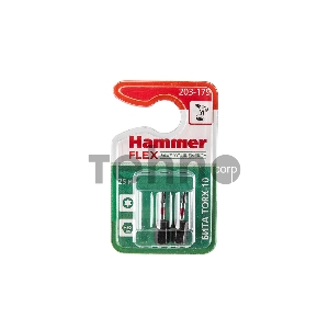 Бита Hammer Flex 203-179  TORX-10  25мм, 2шт.