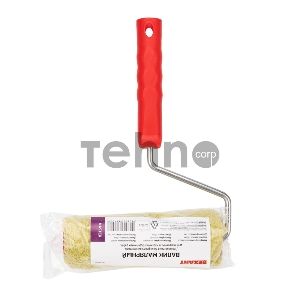 Валик полиакрил зеленый, ворс 18 мм, ширина ролика 180 мм, Ø 42 мм, бюгель 8 мм серия «Мастер» REXANT