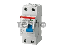 Автоматический выключатель дифференциального тока ABB 2мод. F202 AC-63/0,03