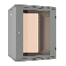 Шкаф коммутационный C3 Solutions WALLBOX 15-63 G (NT084700) настенный 15U 600x350мм пер.дв.стекл направл.под закл.гайки 335кг серый 300мм 20кг 744мм IP20 сталь, фото 2
